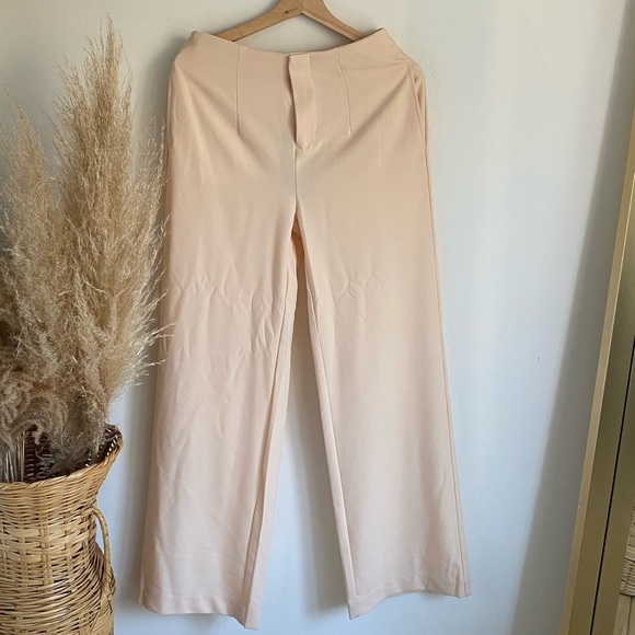 ✨SOLD✨ Who what wear| blushes pink wide leg work pants - Picture 2 of 6